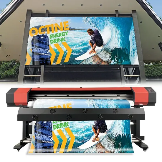 Online Technology Support Derect Printing Kingjet 10FT Eco Solvent Printer