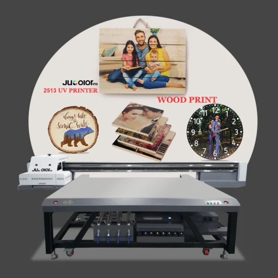 Jucolor 2513 8*4 FT UV-Flachbettdrucker für den Metall-, Glas- und Holzdruck